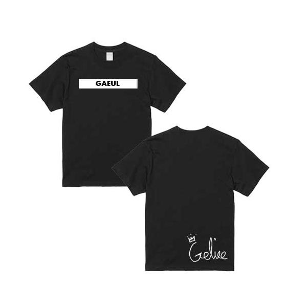 Gaul Ive IVE Logo T恤 男女通用T恤 T恤颜色 黑色 黑T恤 100%棉 ts0730-50