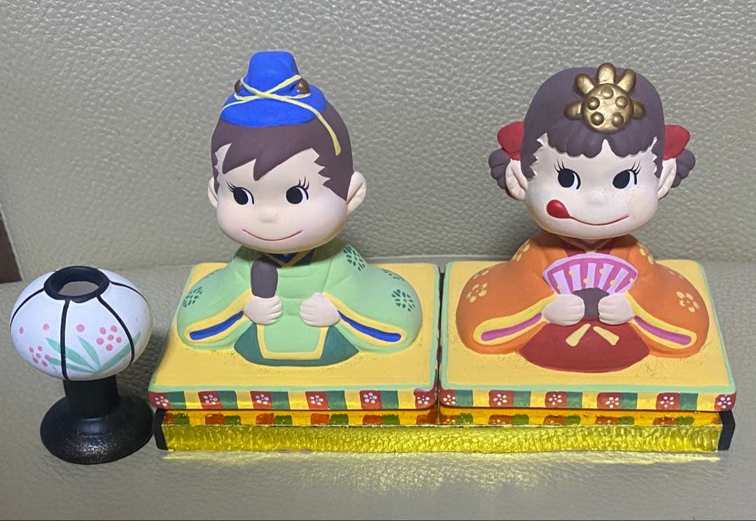 摇头鞠躬小人偶与布娃娃雏人形套装