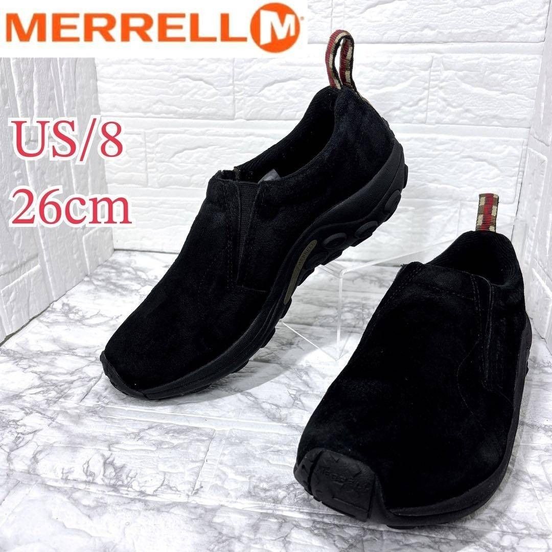 ★优质品★ MERRELL Merrell 一脚蹬 Jungle Moccasin 黑色 US8/26cm
