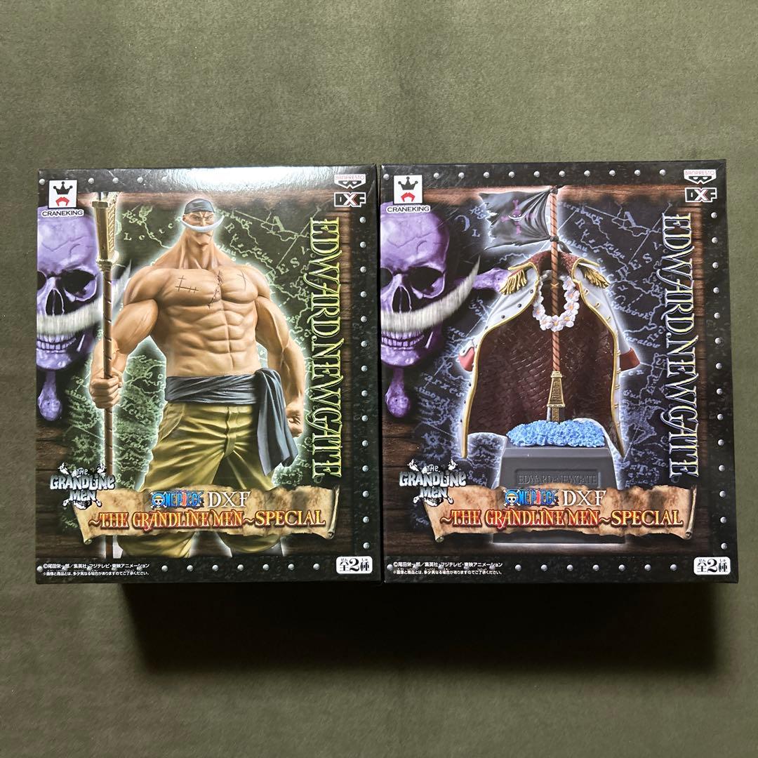 One Piece DXF Whitebeard Figure Set of 2