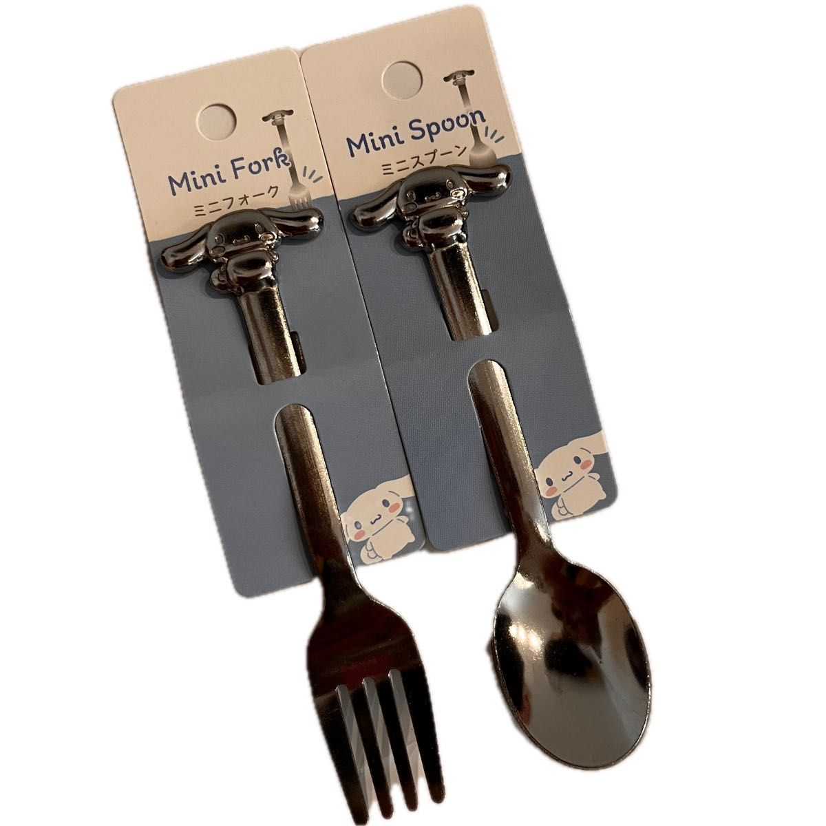 New Japan Limited Sanrio Cinnamolol Mini Spoon Mini Fork 2 Pieces Set Cinnamon