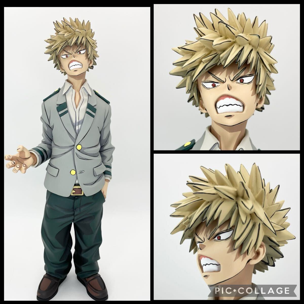 僕のヒーローアカデミア 爆豪勝己 フィギュア 二次元彩色 リペイント 二次元塗装 2D 一番くじ B賞 ヒロアカ MASTERLISE