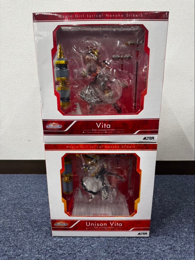 1/7 Scale Figures Vita Magical Girl Lyrical Nanoha StrikerS 2-Piece Set