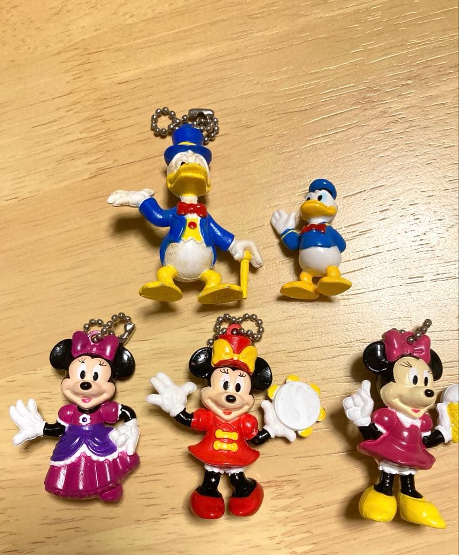 KABAYA Disney Retro Keychain Minnie Donald 5 Pieces