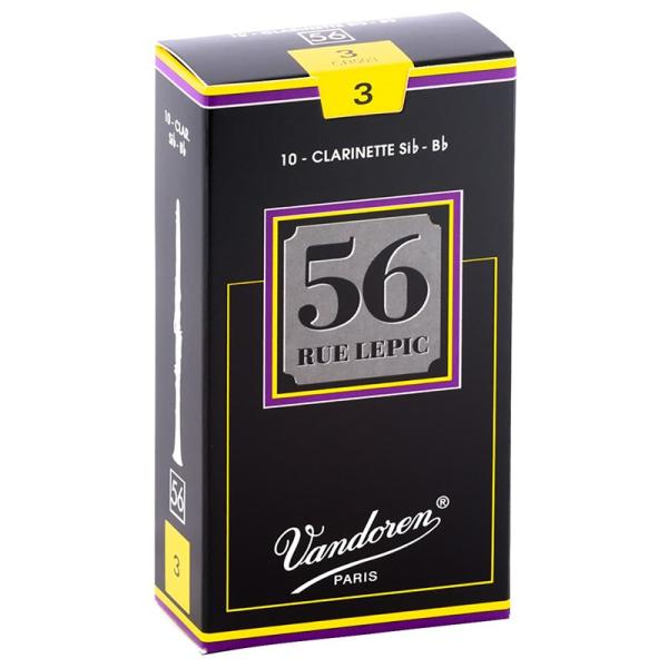 VANDOREN 《硬度:3》B♭单簧管用哨片 邦德伦 鲁皮克56 【快递配送】【正规进口商品】