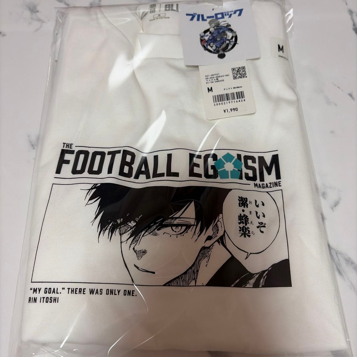 UNIQLO 优衣库 蓝色监狱 UT T恤 M码