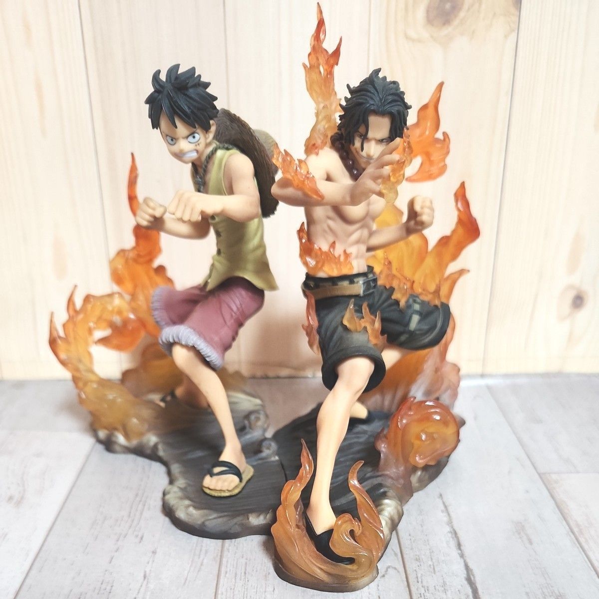 海贼王one piece 艾斯&路飞 顶上决战 pop brother