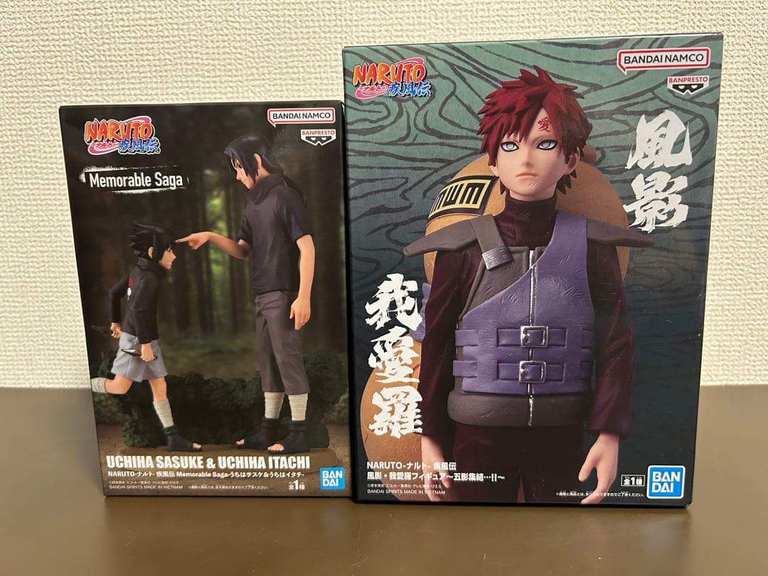 NARUTO Figures Uchiha Sasuke, Uchiha Itachi, Gaara 2-Piece Set