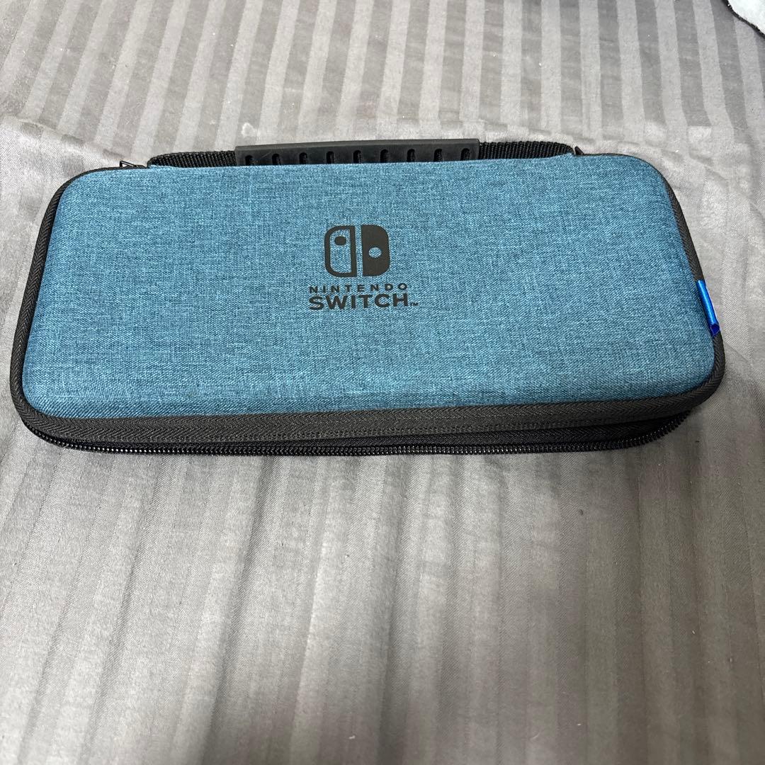 任天堂Switch 携带盒 蓝色 正品