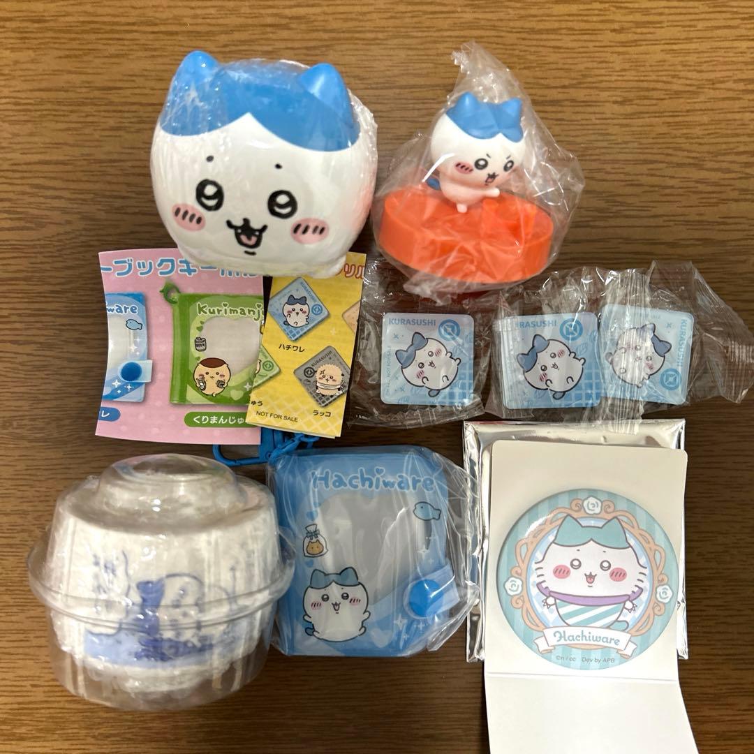 Hachiware Lot Mini Collect Book Keychain Can Badge Figure