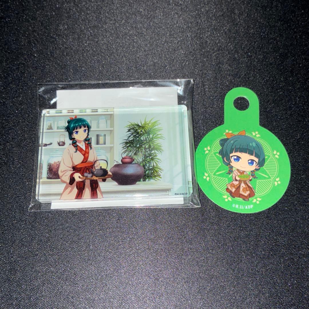The Apothecary Diaries Blending Tea House Collaboration Cafe Acrylic Block Maomao