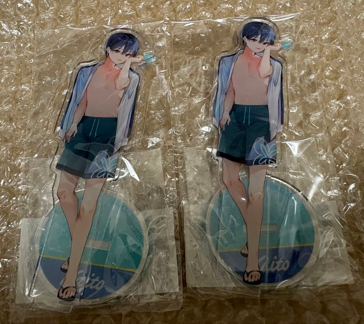 39Culture 2024 FES Acrylic Stand KAITO 2-piece Set / Acrylic Stand Hatsune Miku MikuCal Festival Swimsuit
