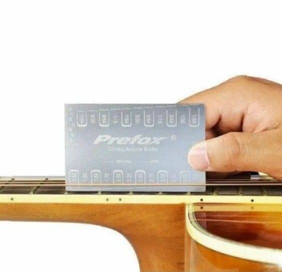ストリングランゲージ弦高ピッチルーラー 【シルバー】弦高などの計測や調整用