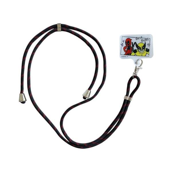 デッドプール&ウルヴァリン グッズ スマホアクセ MARVEL キャラクター スマホショルダーストラップ 爆買