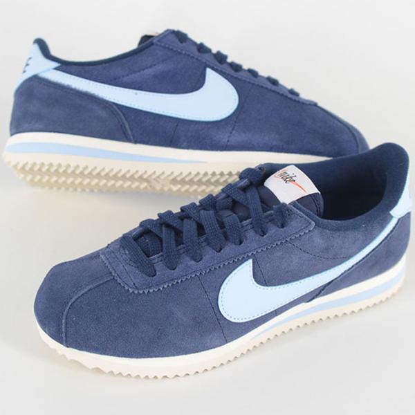 W NIKE CORTEZ 女士款 耐克 Cortez 男士运动鞋 四季通用 海军蓝 ib1857-400m