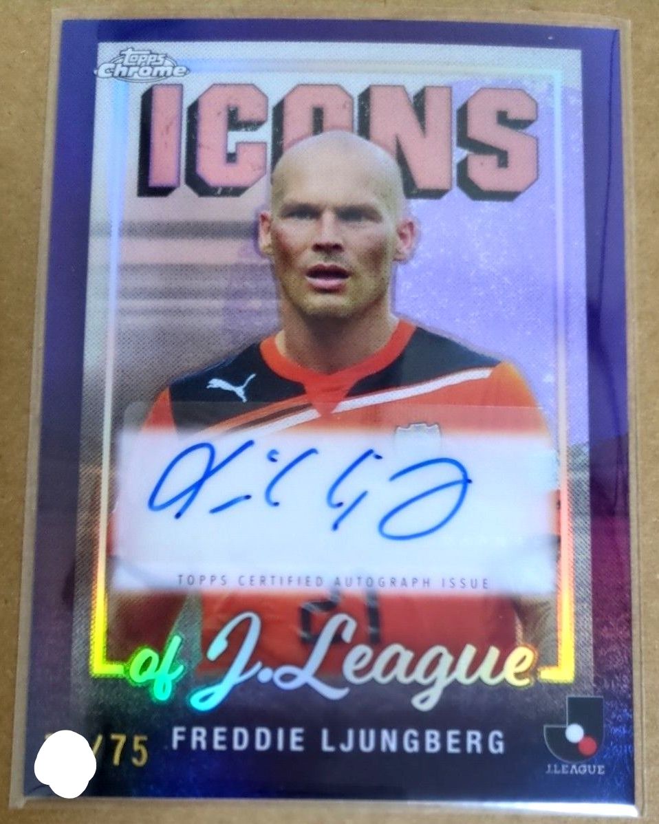 限定75张Topps Chrome j联赛弗雷德里克 · 隆贝里亲笔签名卡