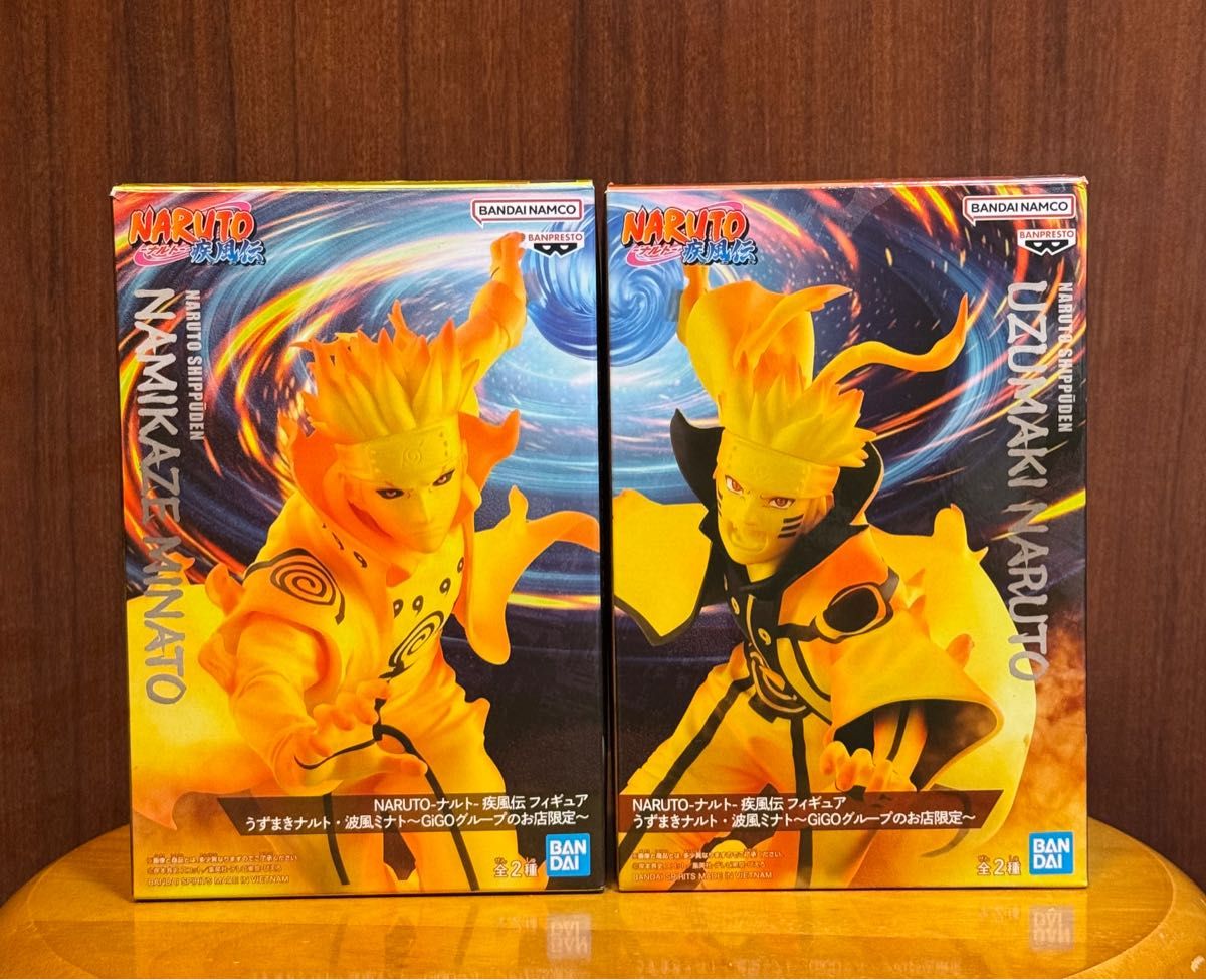 NARUTO うずまきナルト 波風ミナト GIGOグループのお店限定 フィギュア