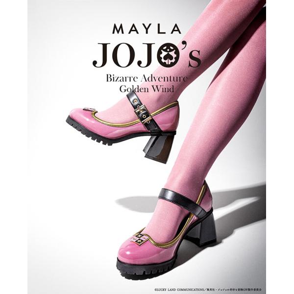 MAYLA マイラ ジョジョの奇妙な冒険 黄金の風 グッズ 靴 パンプス アイコニック シューズ オブジェ パンプス オフ バージョン トリッシュ・ウナ
