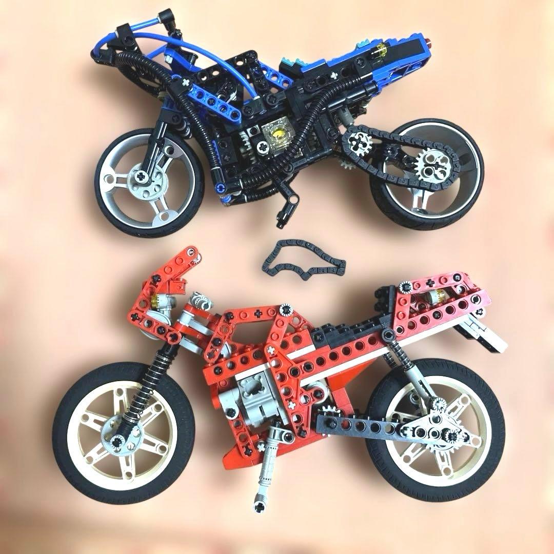 LEGO 技术摩托车零件套装 8417 8422