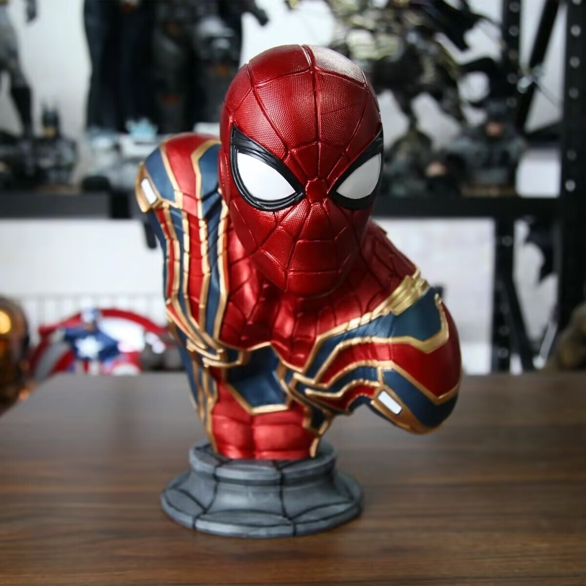 スパイダーマン 胸像 フィギュア 38cm