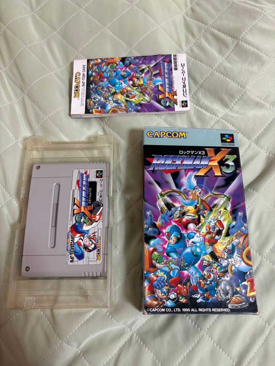 SFC Mega Man X3 Super Famicom with box and manual