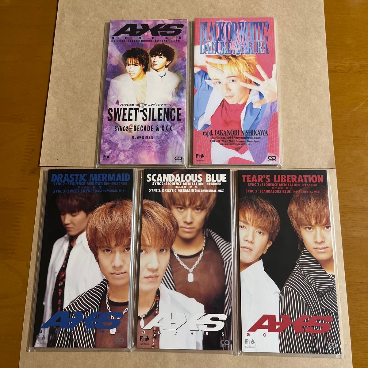 access 8cm シングル CD 5枚セット SWEET SILENCE 他