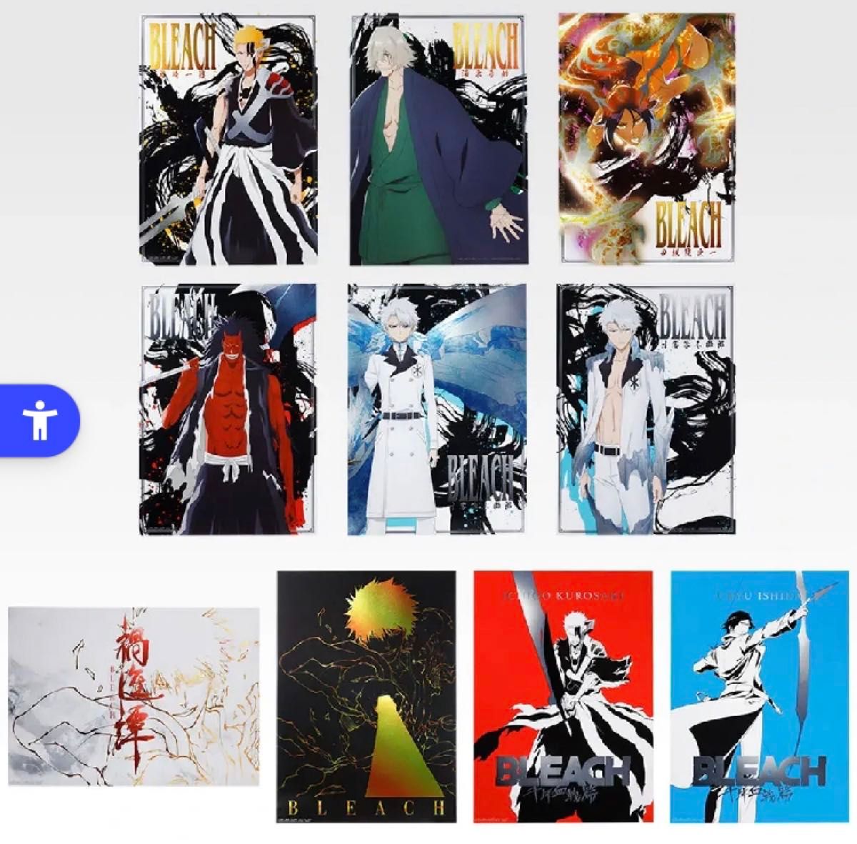 一番くじ BLEACH Stirring Souls G賞 クリアポスター 10枚セット