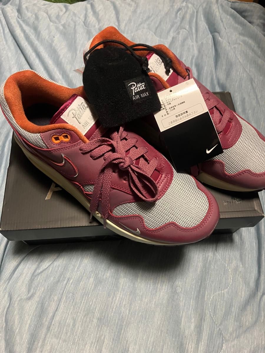 全新耐克 Patta Air Max 1 夜色栗色 耐克 帕塔 空气迈克斯1