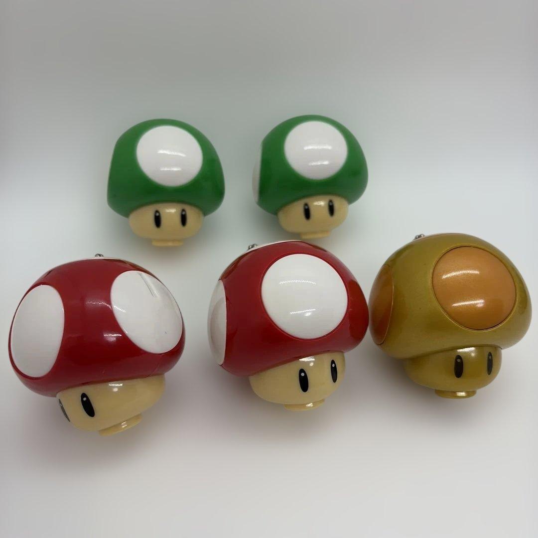 【5 items・tested working】Super Mario Mushroom Mini Light Takara Tomy Arts