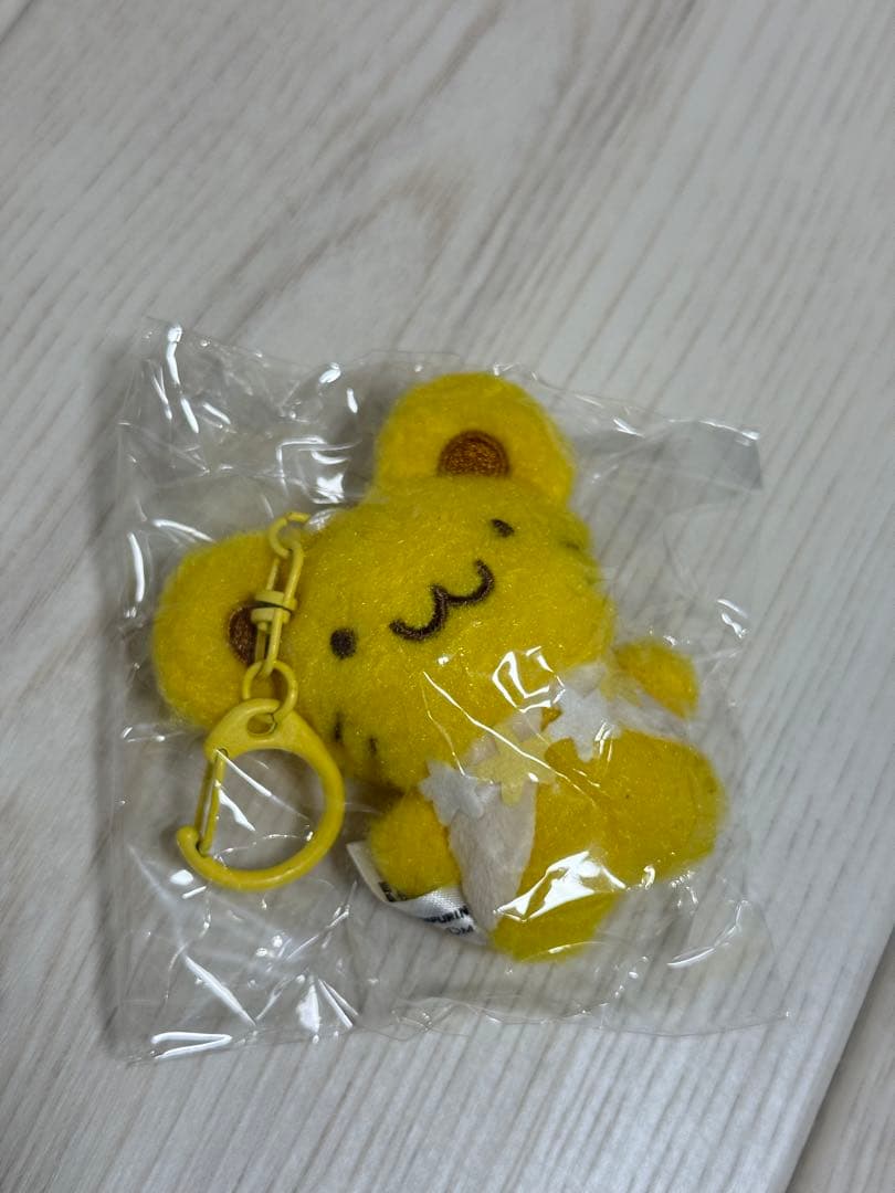 布丁猫毛绒钥匙扣