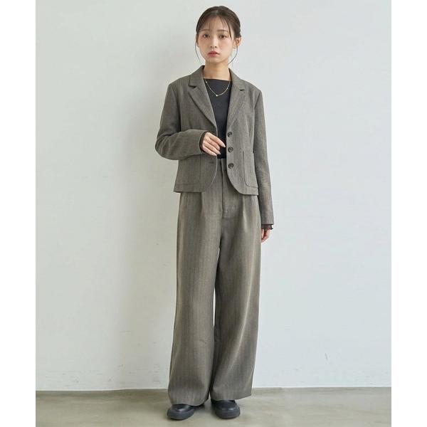 夹克 精致西装外套 仿羊毛西装外套 「588226」 女款