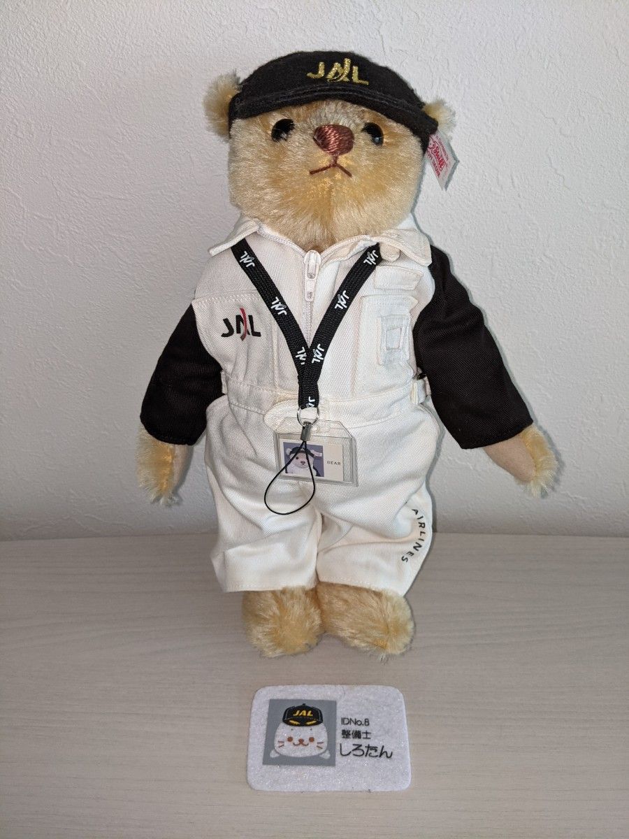 【希少】JAL Teddybear テディベアJAL SHOP1000体限定アンティーク  Steiff