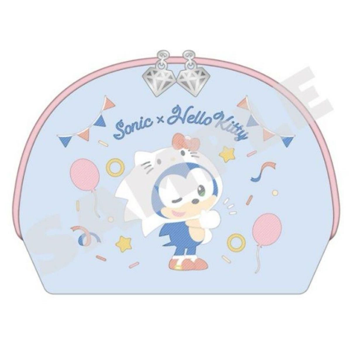 SONIC & FRIENDS Sanrio characters ポーチ ソニック ハローキティ サンリオ　ソニックフレンズ