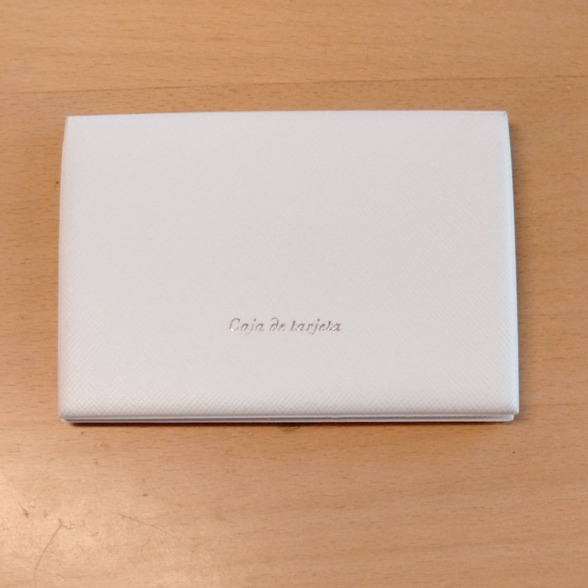 Card box, card case, white business card holder