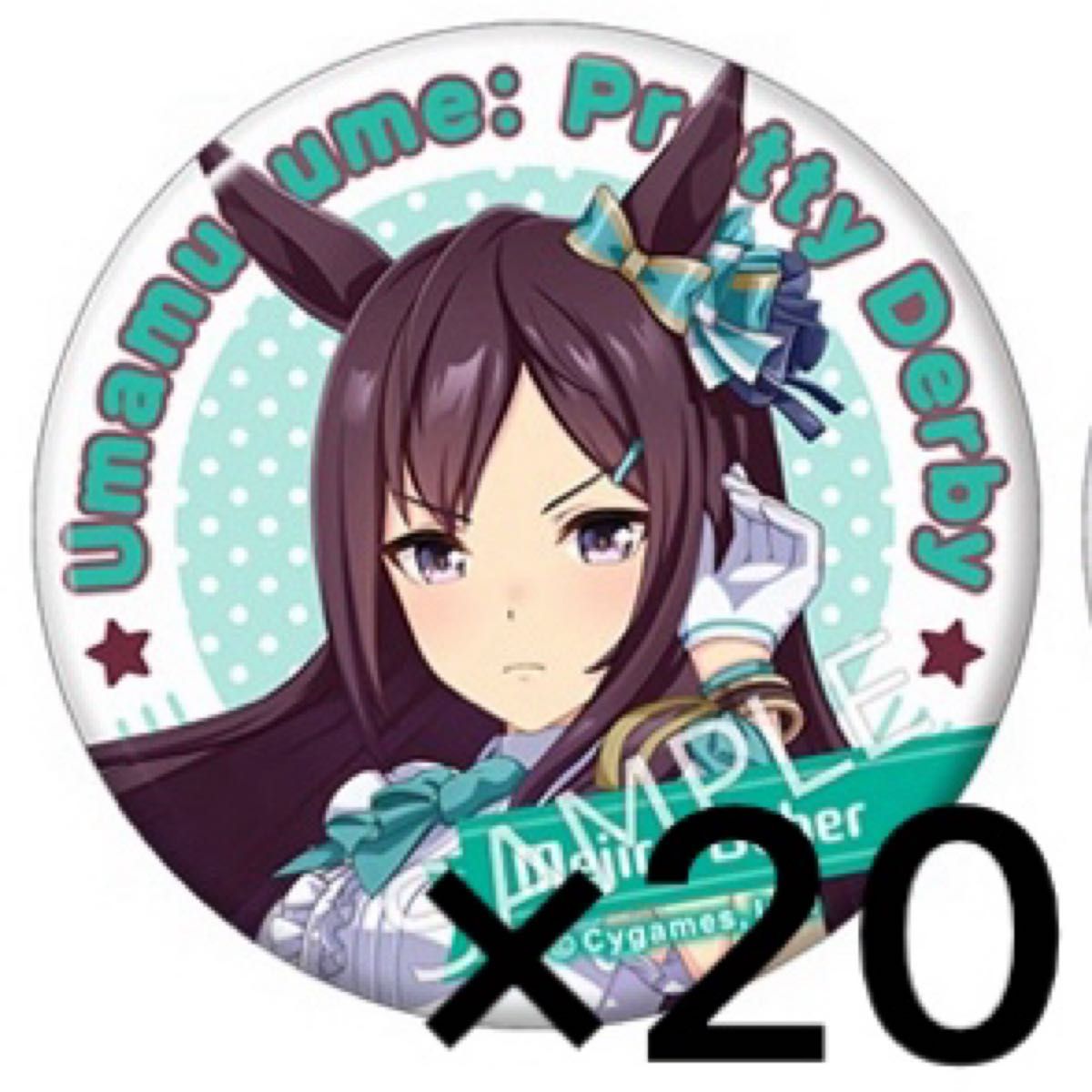 Uma Musume Pretty Derby Mejiro Dober Character Badge Pin 20 Pieces