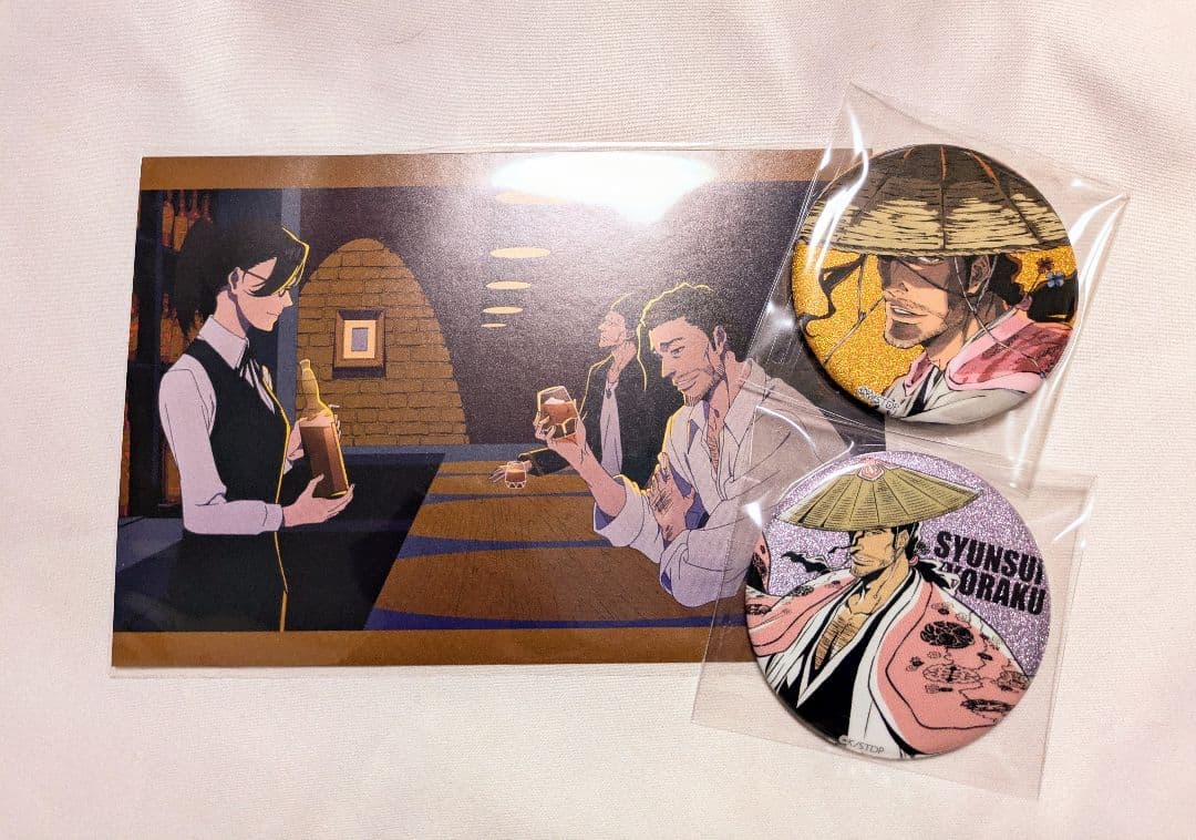 BLEACH 京乐春水 徽章 明信片