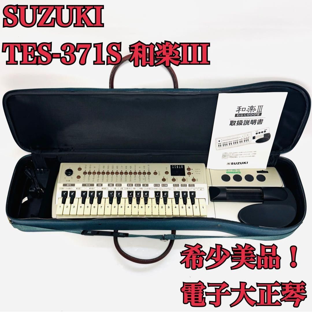 稀有品,品相极佳!铃木 SUZUKI TES-371S 和乐III 电子大正琴