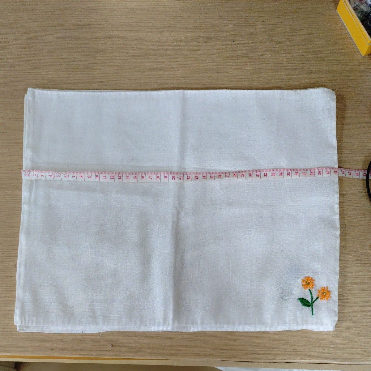 【手工制作】纱布3件套 花卉刺绣 / 手帕·抹布