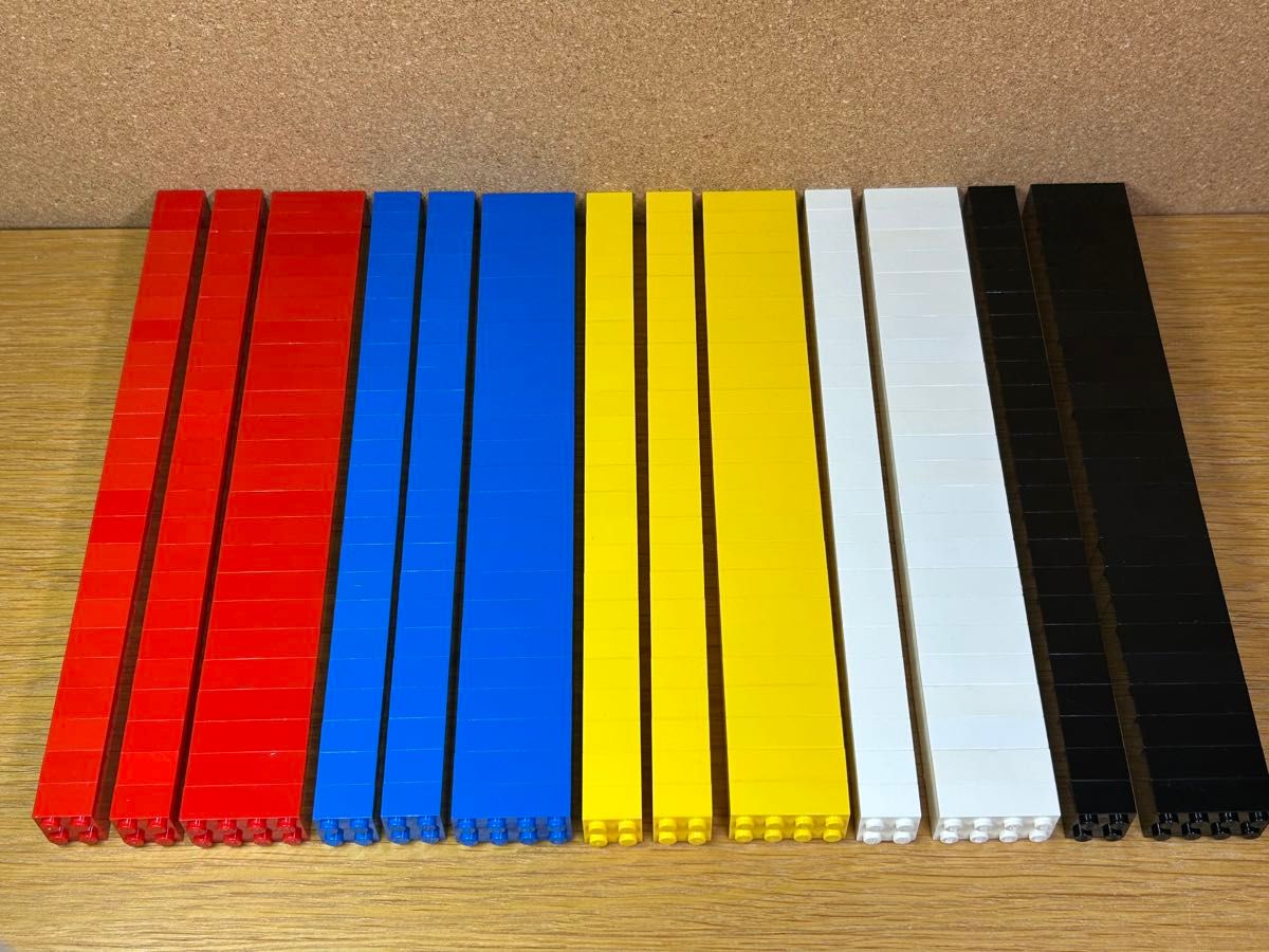 LEGO LEGO Block Basic Parts Black, White, Yellow, Blue, Red, Set