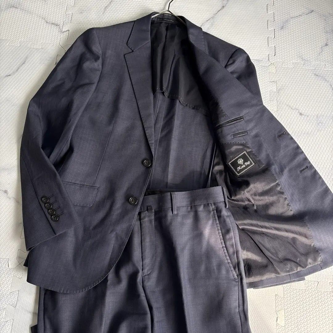 MEN 'S BIGI 男士深蓝色西装套装 S tk402