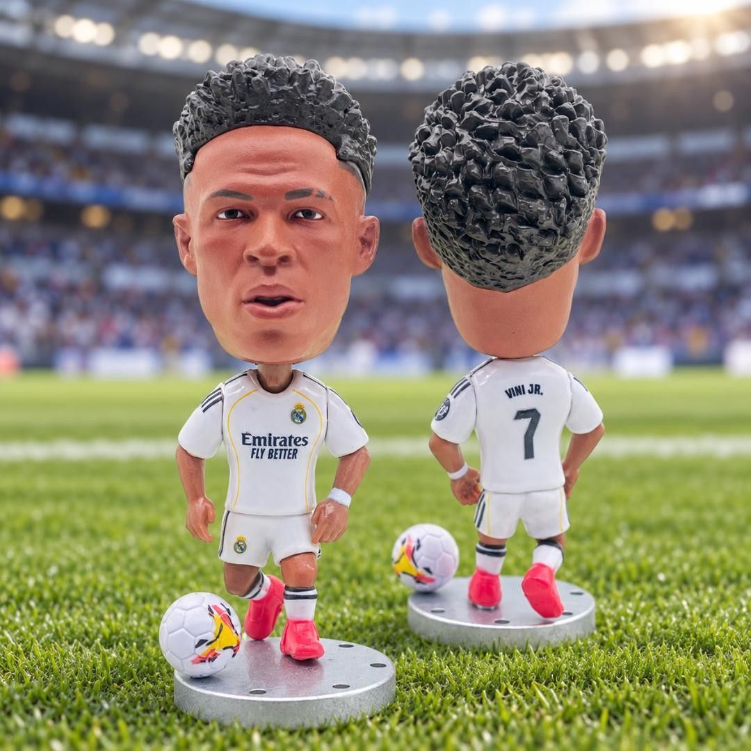 Vinicius Junior Real Madrid Soccer Figure Bobblehead