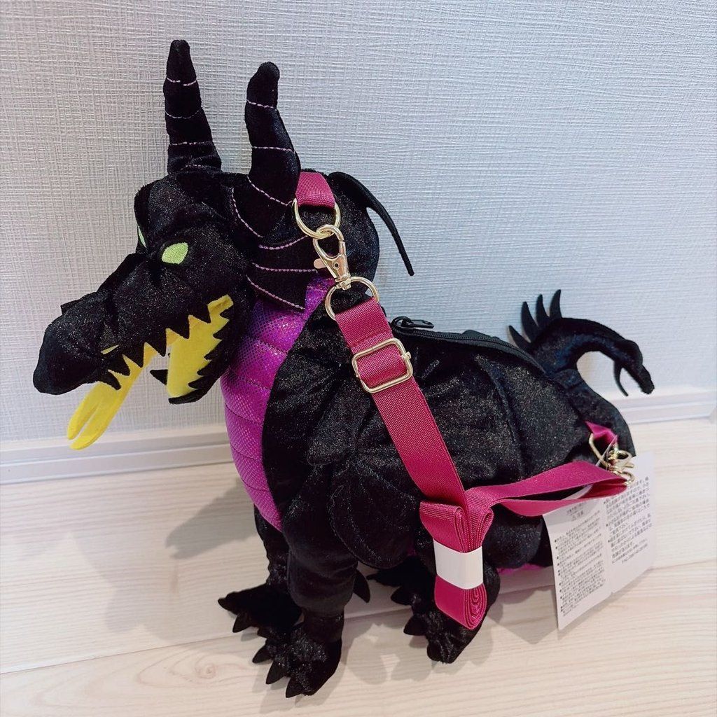 Disney Store Maleficent Dragon Sleeping Beauty Pouch Shoulder Bag Halloween