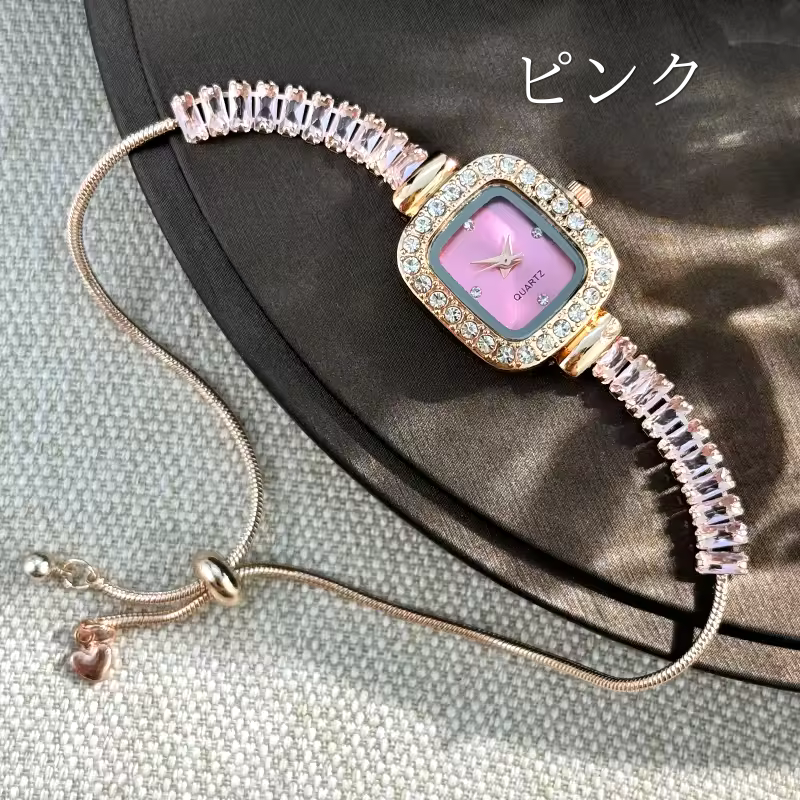 手链 腕表 锆石 水钻 石英表