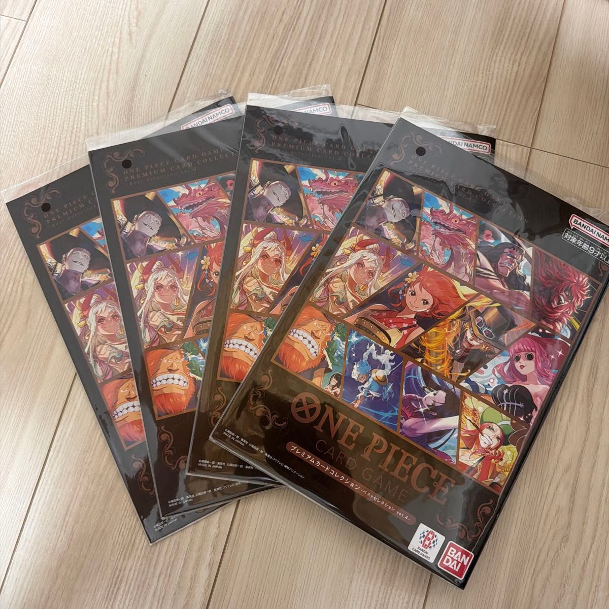 海贼王卡牌游戏 豪华卡牌收藏集 vol.4 4册 未开封