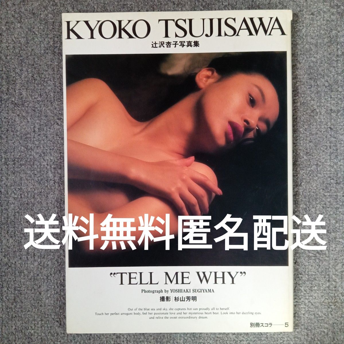 辻沢杏子写真集 别册SCOLA 5《TELL ME WHY》1988年初版 包邮 匿名配送