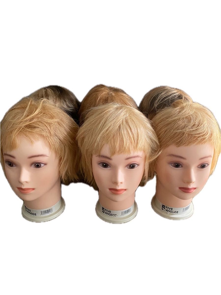 FIVE WIG02 假发练习用模特头 6个套装 美容师专用