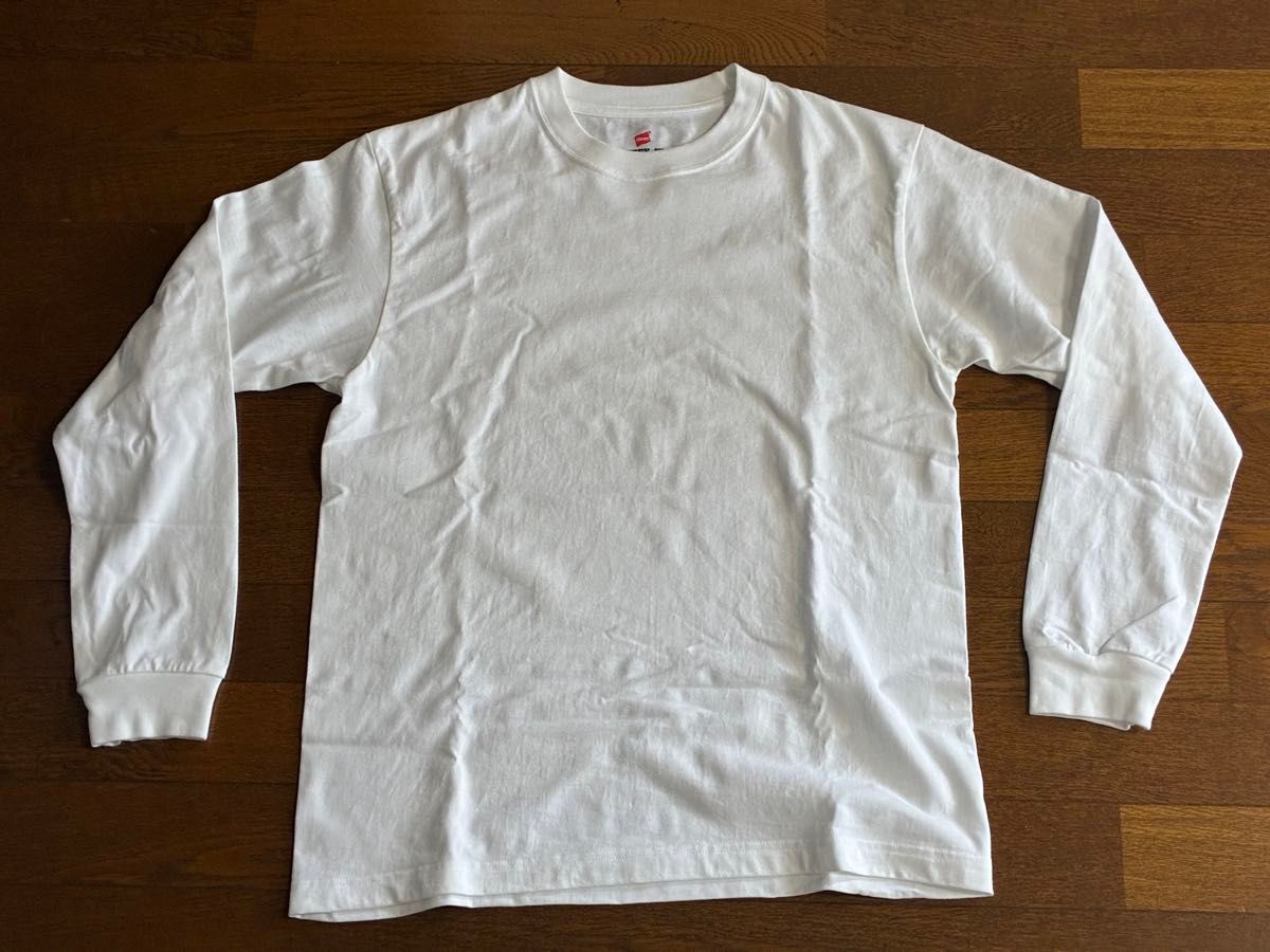 BEEFY-T ビーフィ 長袖Tシャツ ロンT ホワイト Mサイズ