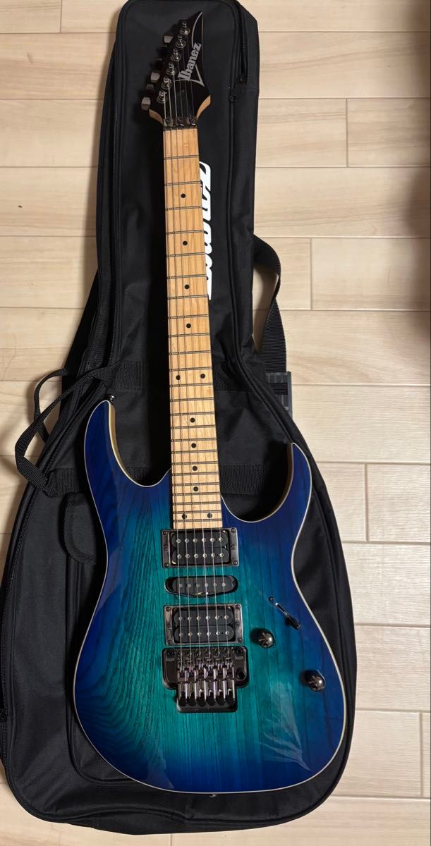 美品Ibanez RG370AHMZ Blue Moon BurstアイバニーズRG
