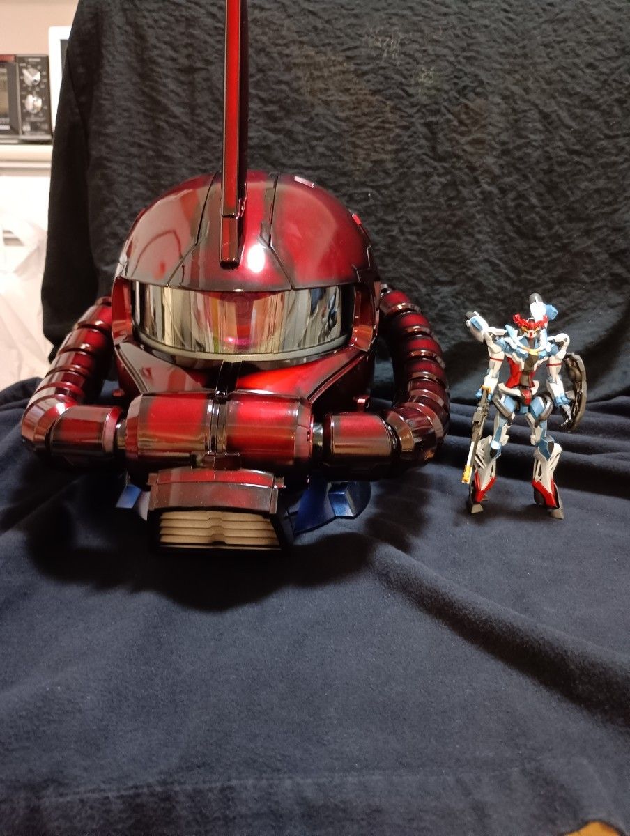 1/12スケール　ソフトバンクザク　ヘッドディスプレイ （めっちゃでかいので注意）