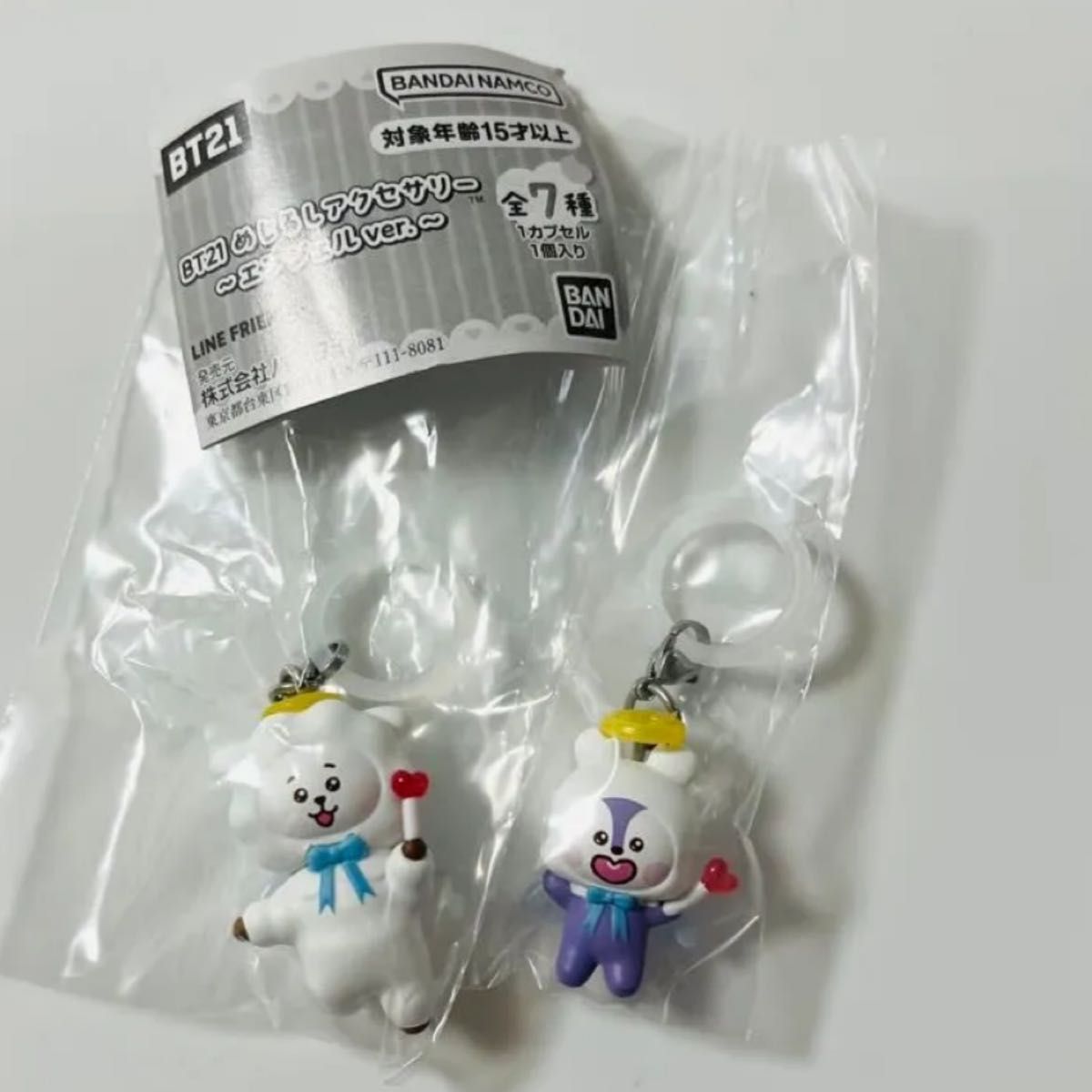 BT21眼镜饰品天使ver.2个rj45 MANG套装